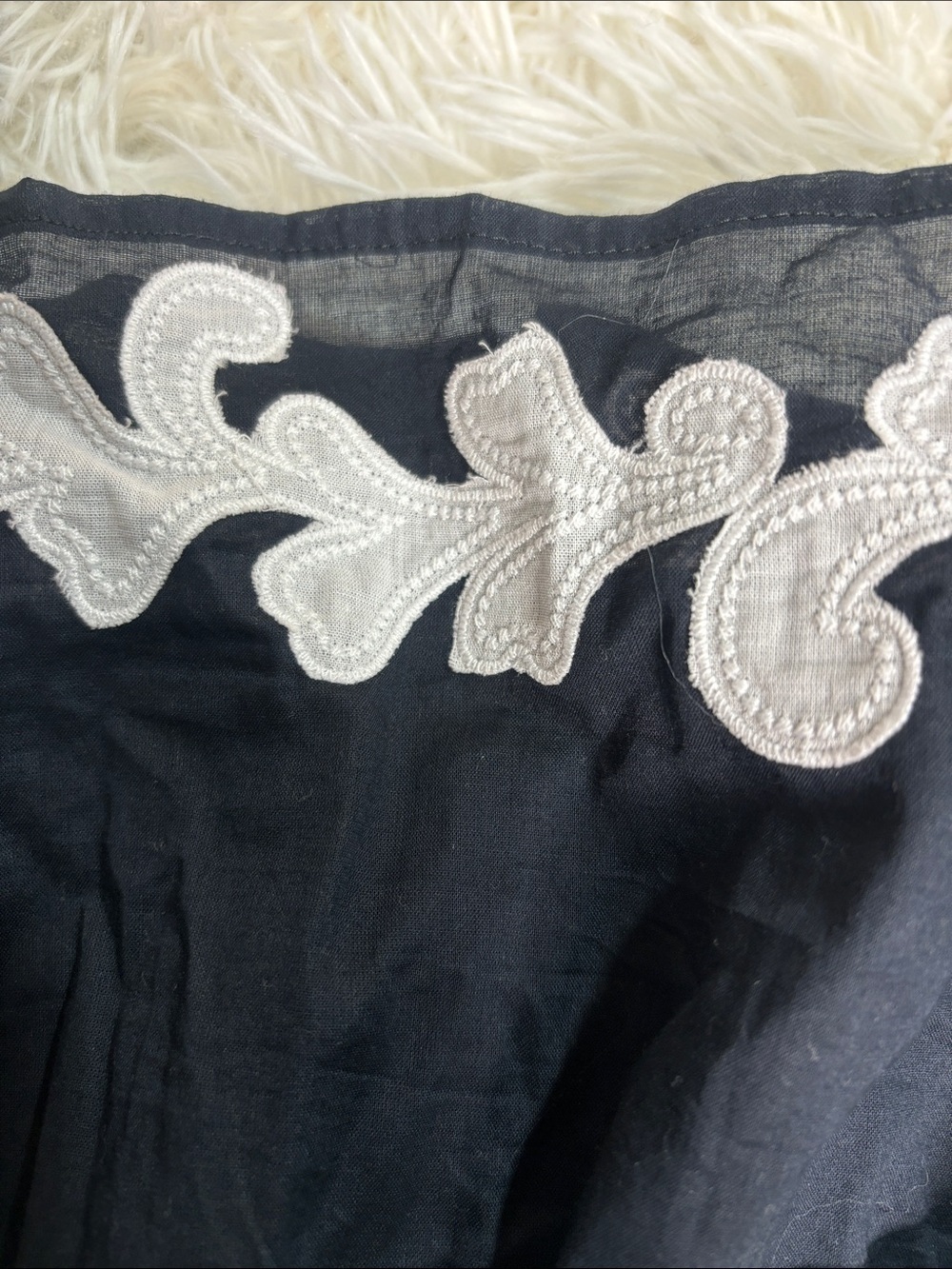 Talbots EMBROIDERED TIERED DRESS - Picture 10 of 10